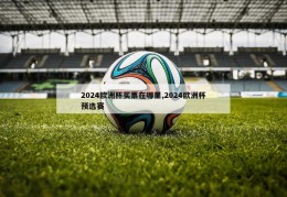 2024欧洲杯买票在哪里,2024欧洲杯预选赛